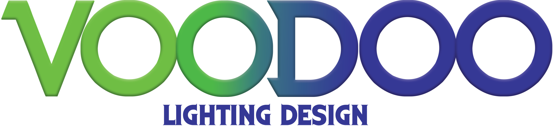 Voodoo Lighting Design Logo with Tagline